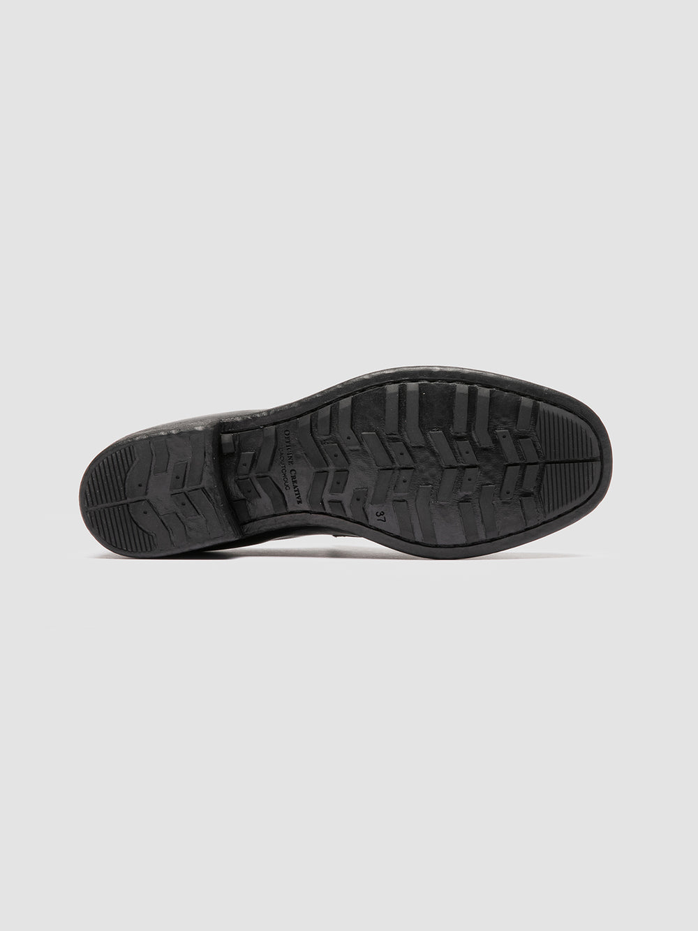 CALIXTE 020 - Navy Leather Penny Loafers - Image 5