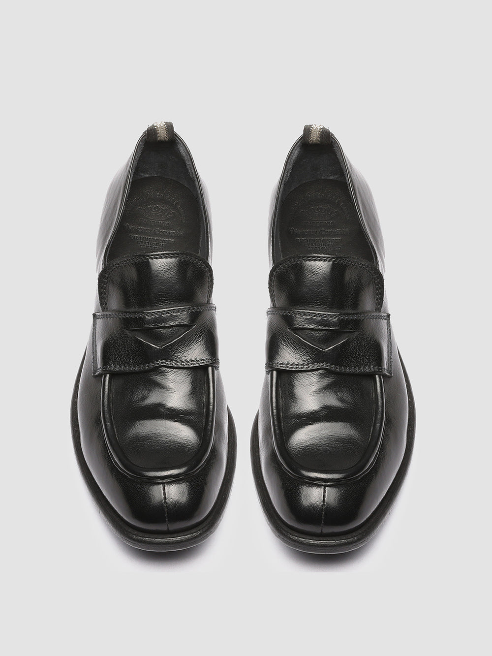 CALIXTE 020 - Black Leather Loafers - Image 2