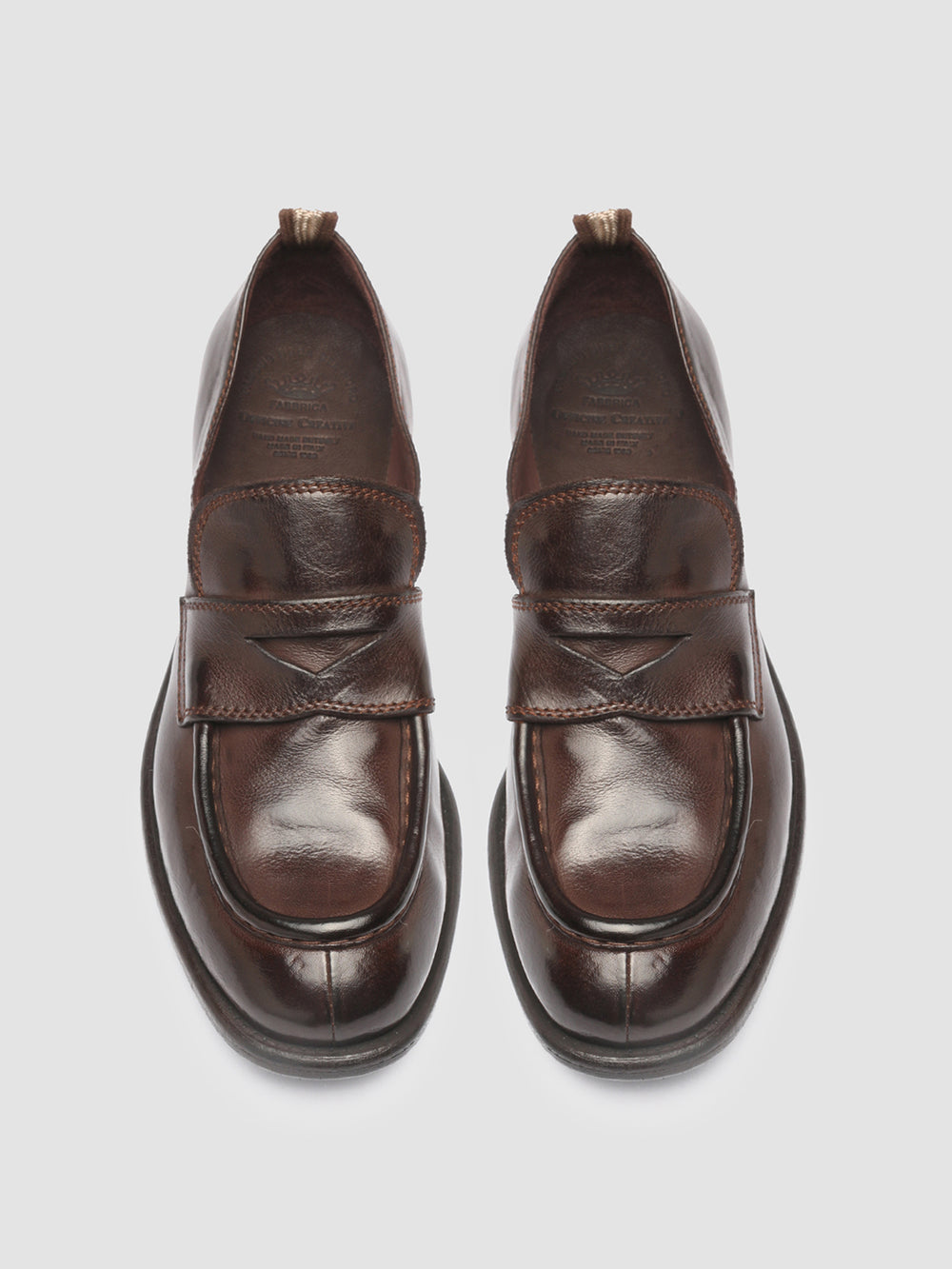 CALIXTE 020 - Burgundy Leather Loafers - Image 2