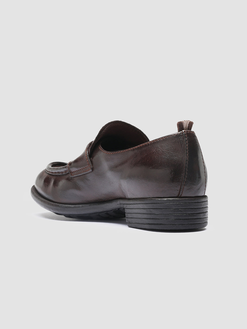 CALIXTE 020 - Burgundy Leather Loafers - Image 4