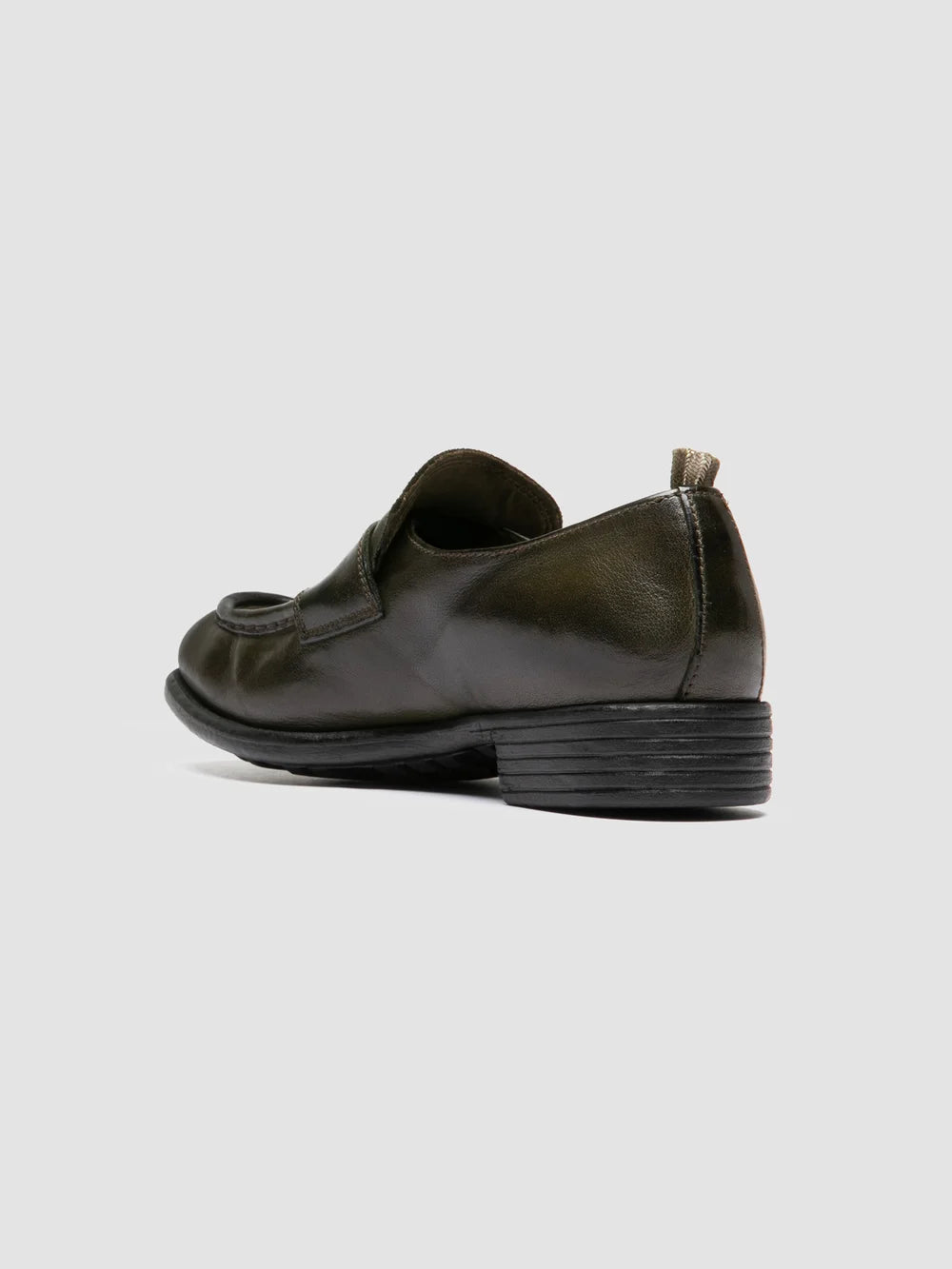 CALIXTE 020 - Green Leather Loafers - Image 4