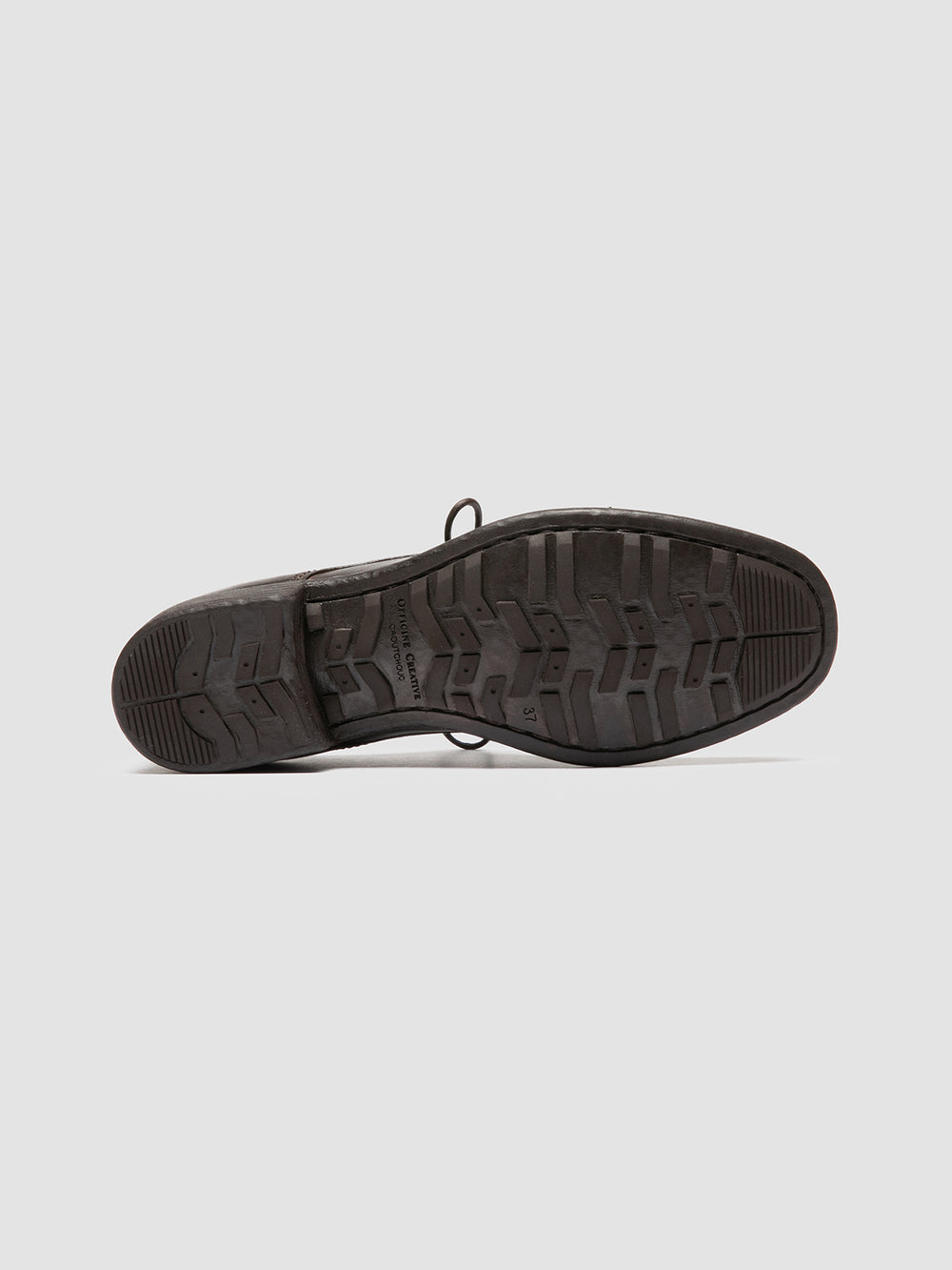CALIXTE 068 - Brown Leather Derby Shoes - Image 5