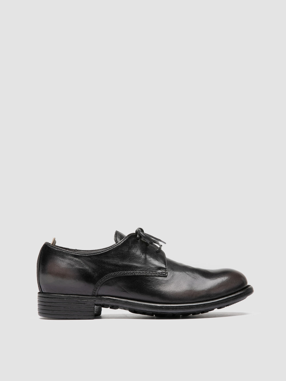 CALIXTE 068 - Burgundy Leather Derby Shoes