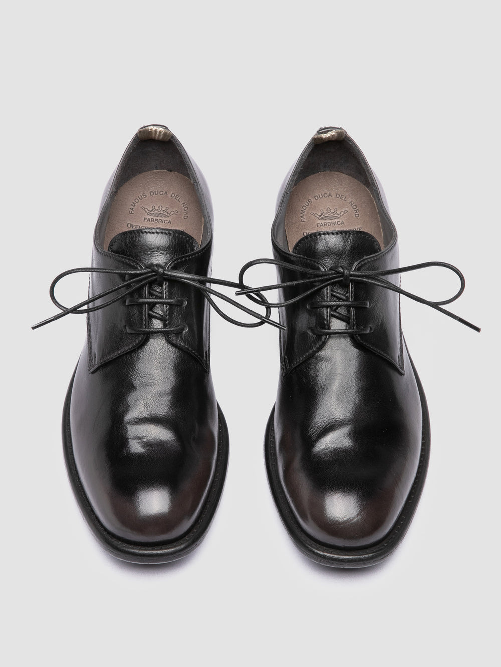 CALIXTE 068 - Burgundy Leather Derby Shoes - Image 2
