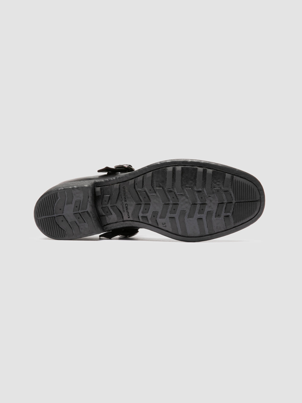 CALIXTE 071 - Burgundy Leather T-Bar Shoes - Image 5