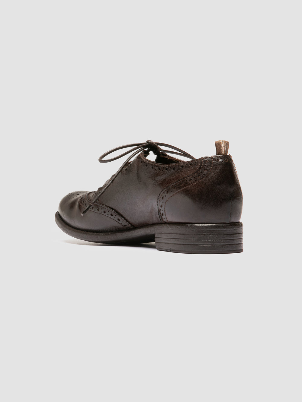 CALIXTE 079 - Brown Leather Oxford Shoes - Image 4