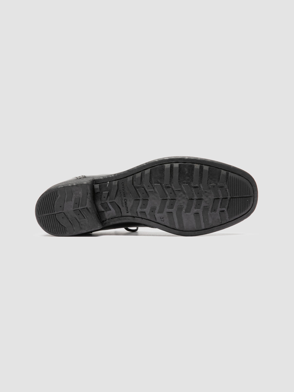 CALIXTE 084 - Black Leather Derby Shoes - Image 5