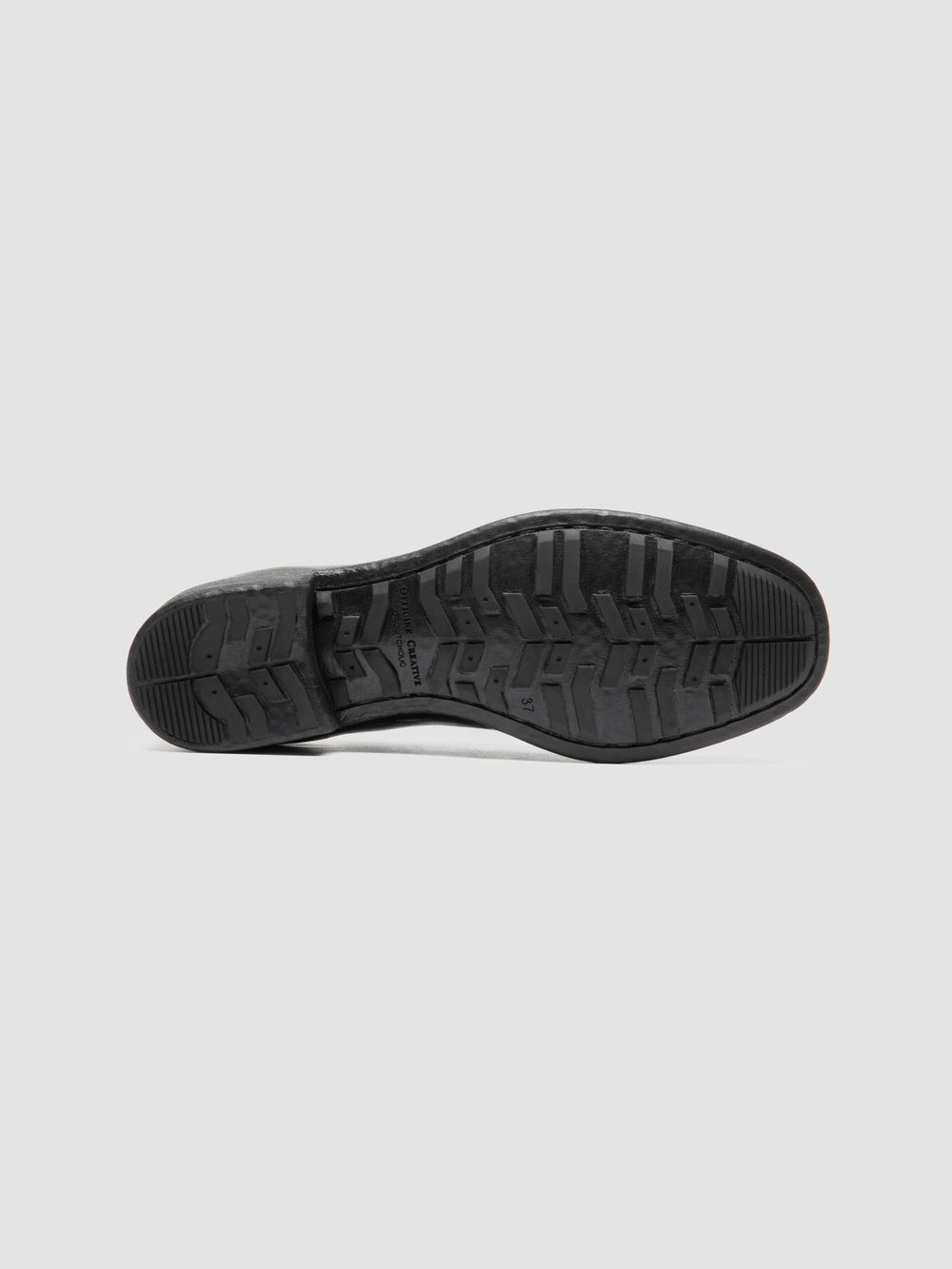 CALIXTE 085 - Black Leather Penny Loafers - Image 5