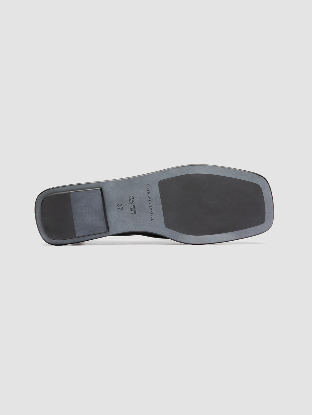 CLOVER 005_W - Black Leather Penny Loafers - Image 6