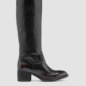 DENNER 116 - Brown Leather Zip Boots