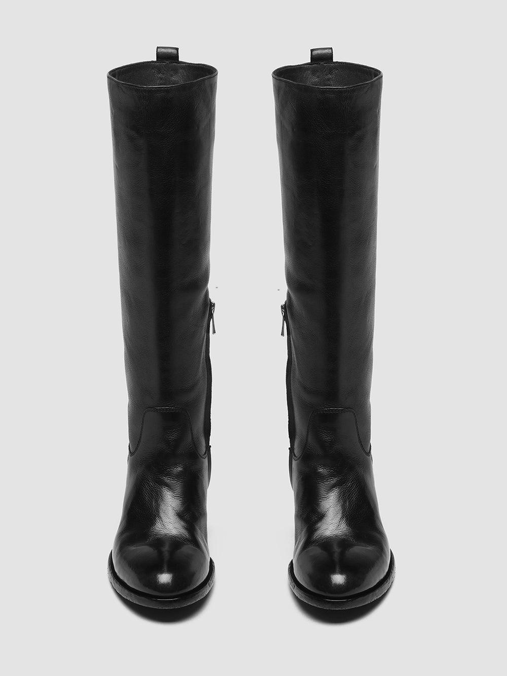 DENNER 116 - Black Leather Zip Boots - Image 2