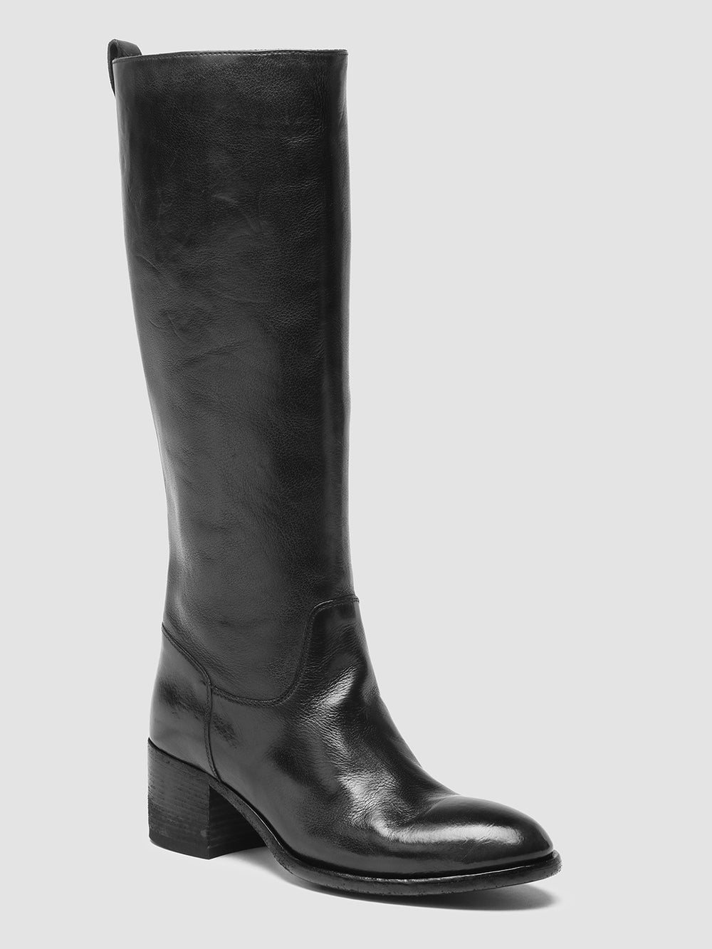 DENNER 116 - Black Leather Zip Boots - Image 3