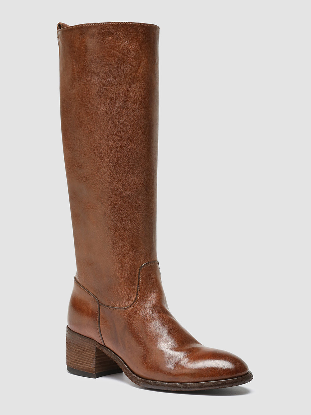 DENNER 116 - Brown Leather Zip Boots - Image 3