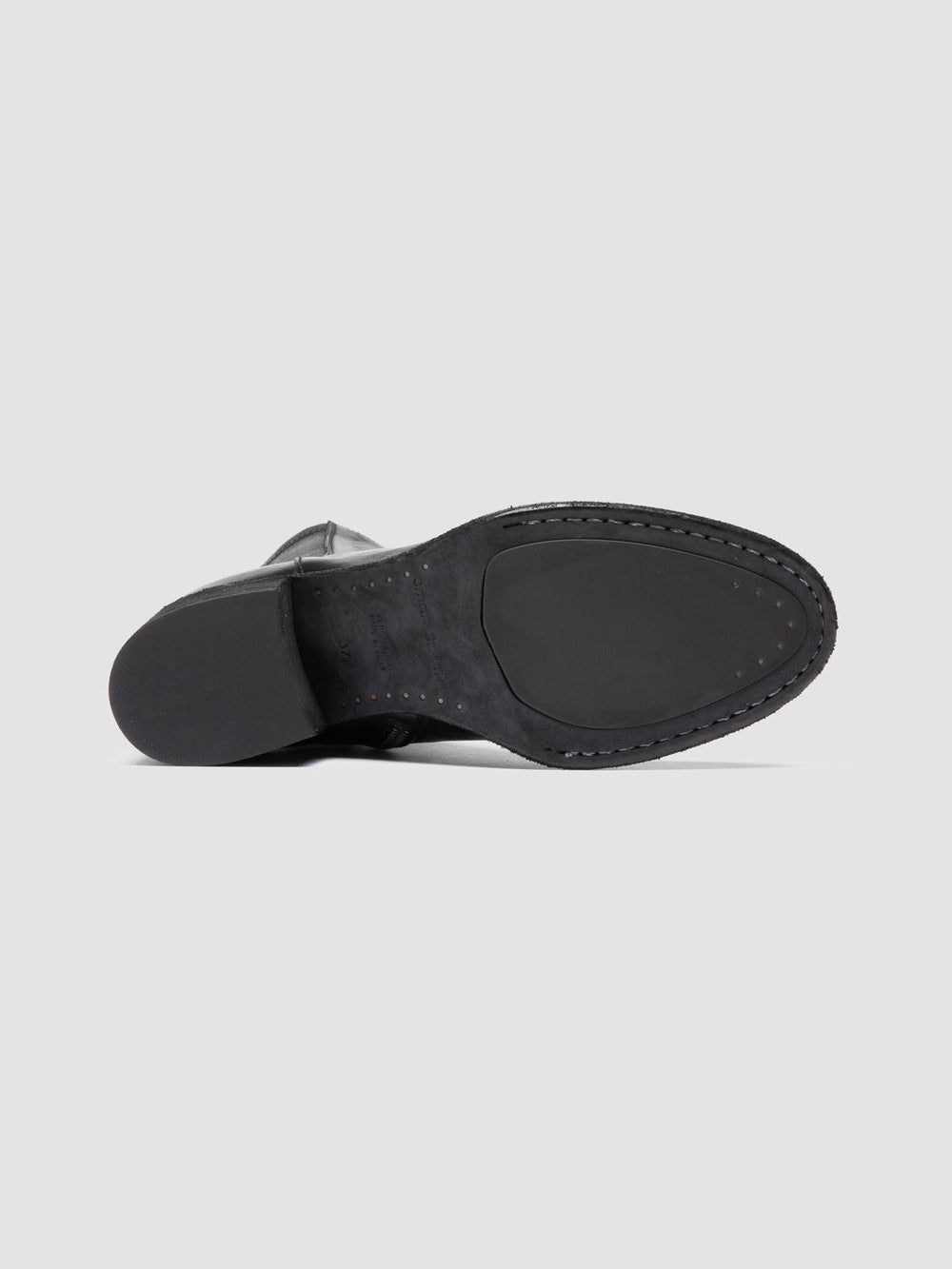 DENNER 127 - Black Leather Zipped Boots - Image 5