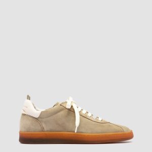 GINNASIO 101 - Brown Leather and Suede Sneakers