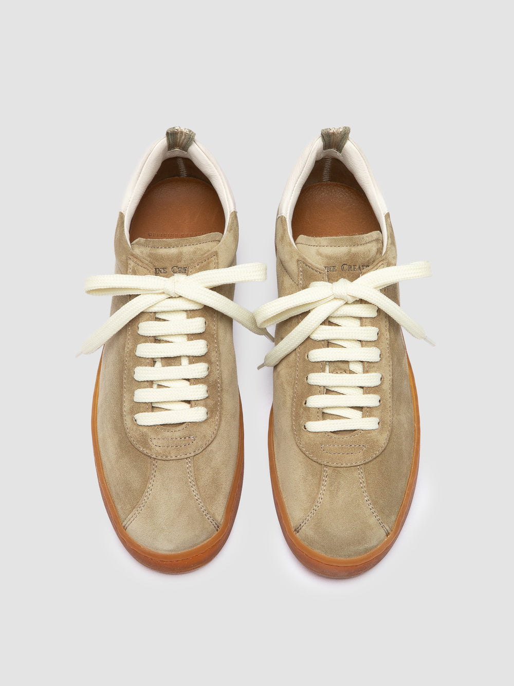 GINNASIO 101 - Brown Leather and Suede Sneakers - Image 2