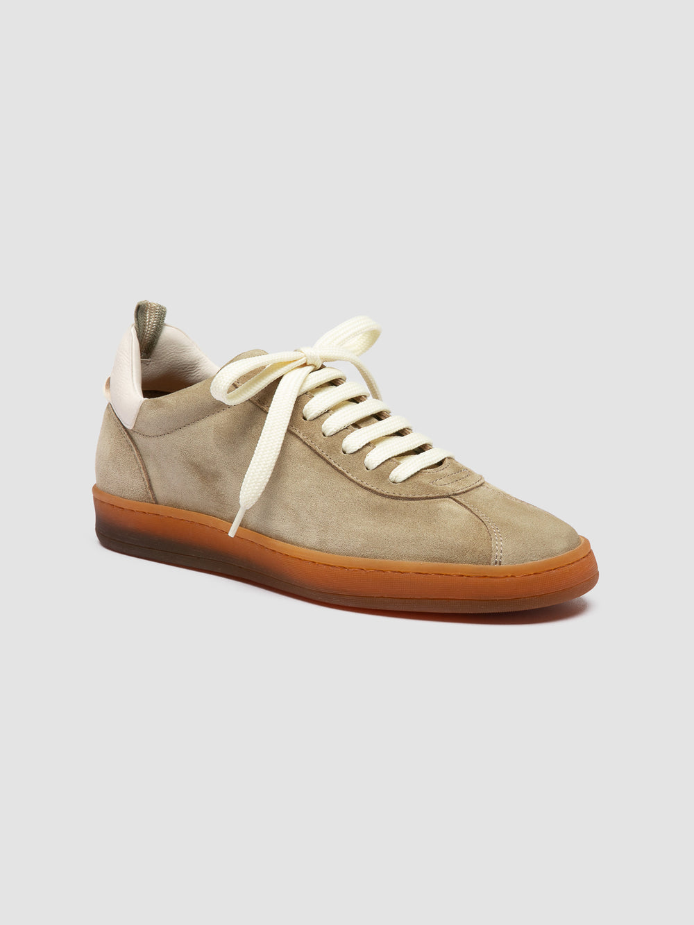 GINNASIO 101 - Brown Leather and Suede Sneakers - Image 3