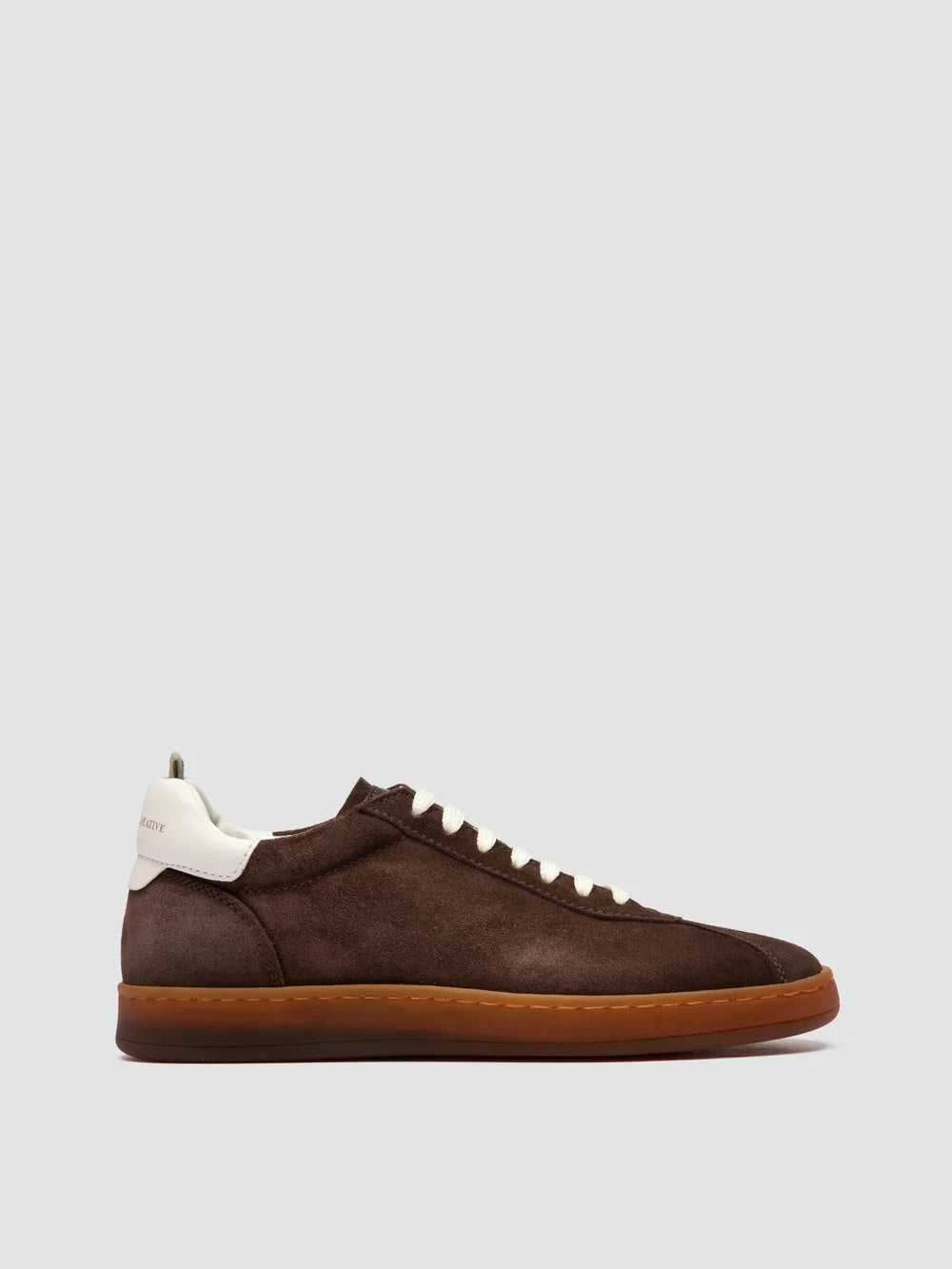 GINNASIO 103 - Brown Leather and Suede Sneakers