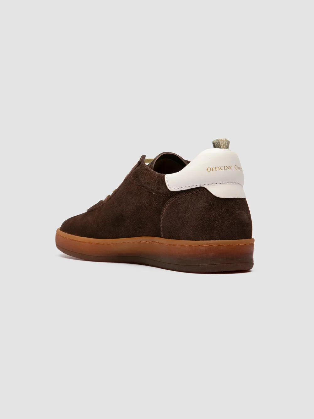 GINNASIO 103 - Brown Leather and Suede Sneakers - Image 4