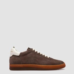 GINNASIO 103 - Brown Leather and Suede Sneakers