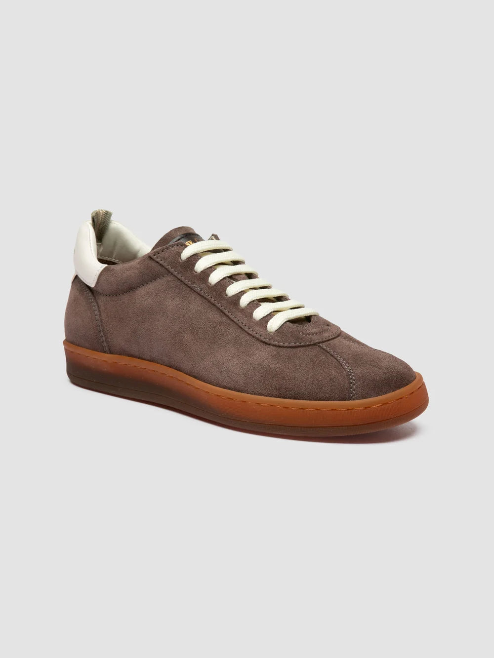 GINNASIO 103 - Brown Leather and Suede Sneakers - Image 3