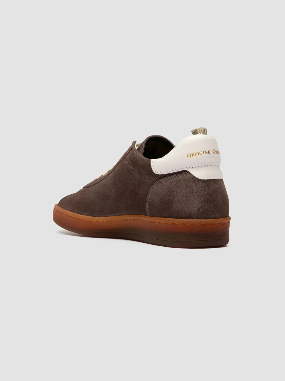 GINNASIO 103 - Brown Leather and Suede Sneakers - Image 4