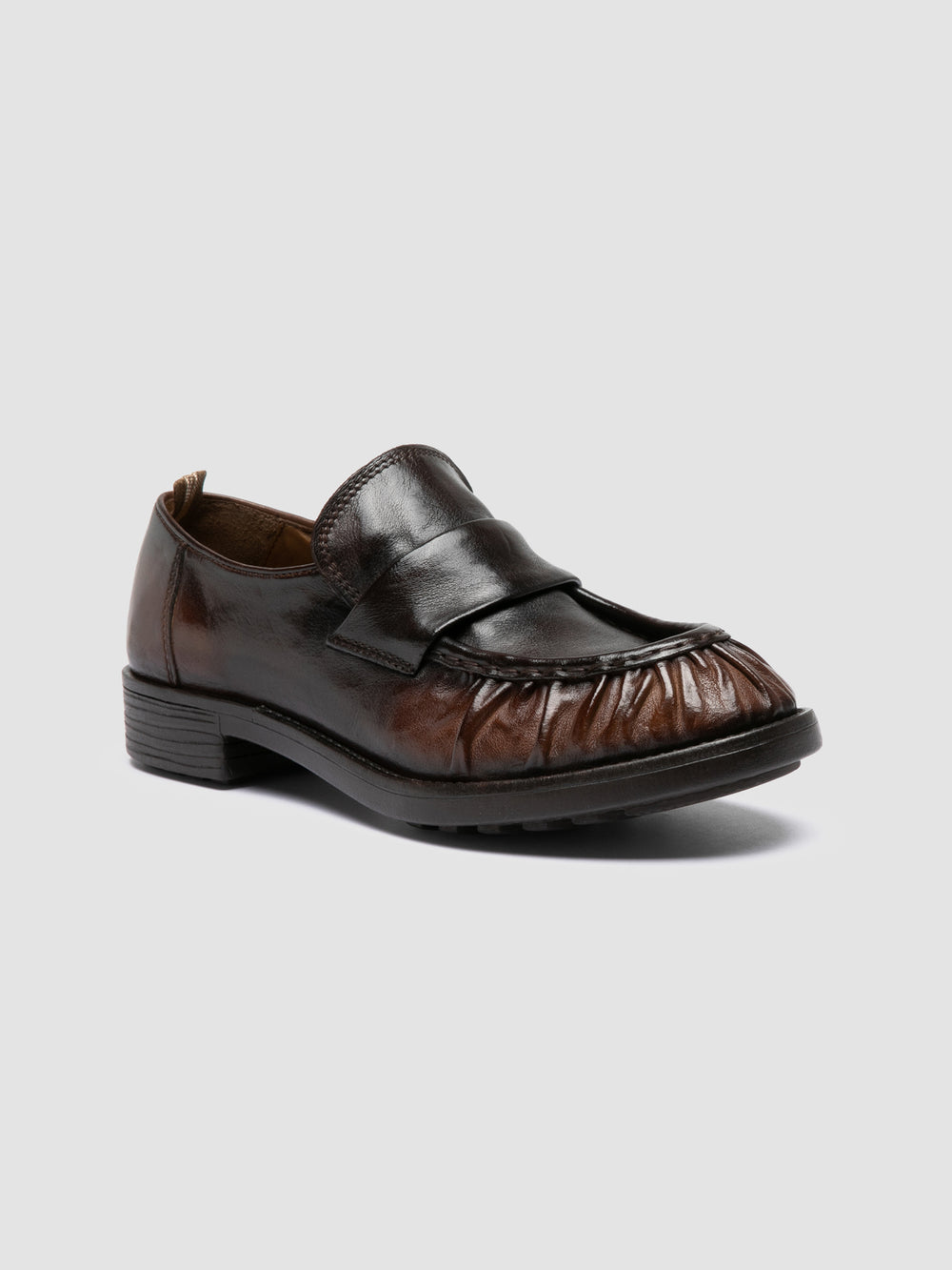 DIARY 101 - Brown Leather Penny Loafers - Image 3