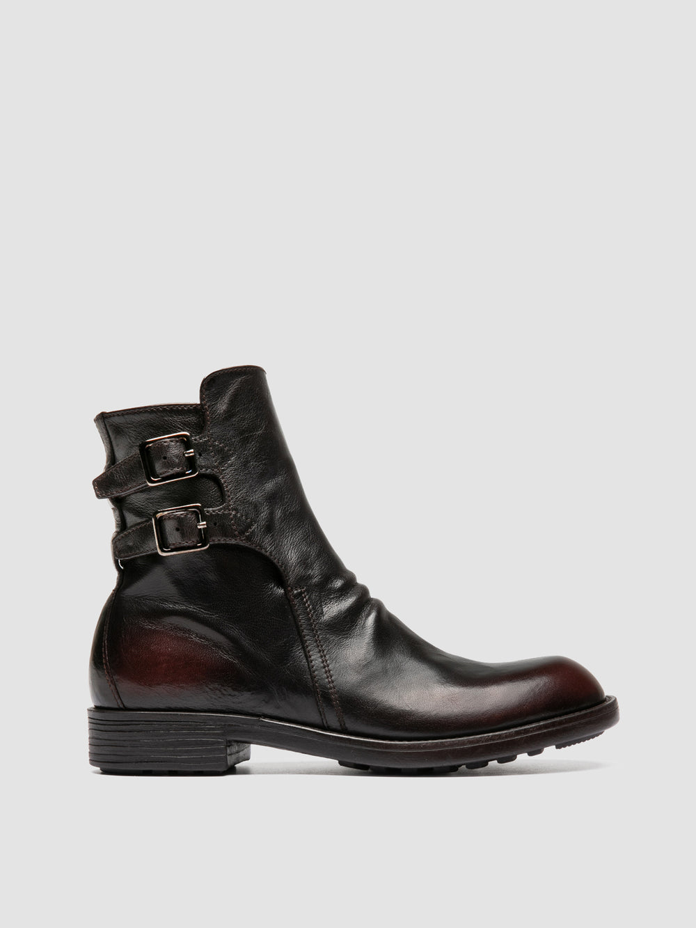 DIARY 114 - Brown Leather Zip Boots