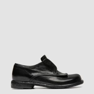 EMERALD DD 001 - Black Leather Derby Shoes