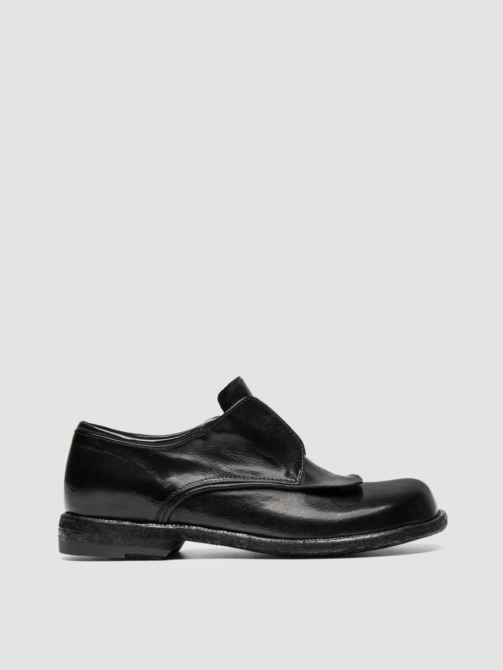 EMERALD DD 001 - Black Leather Derby Shoes