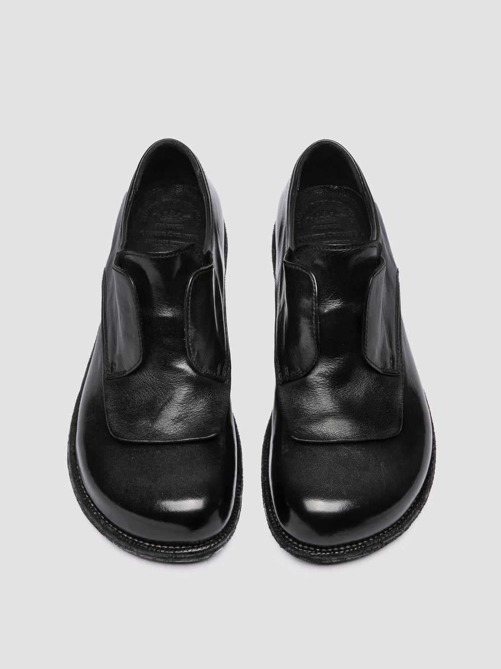 EMERALD DD 001 - Black Leather Derby Shoes - Image 2