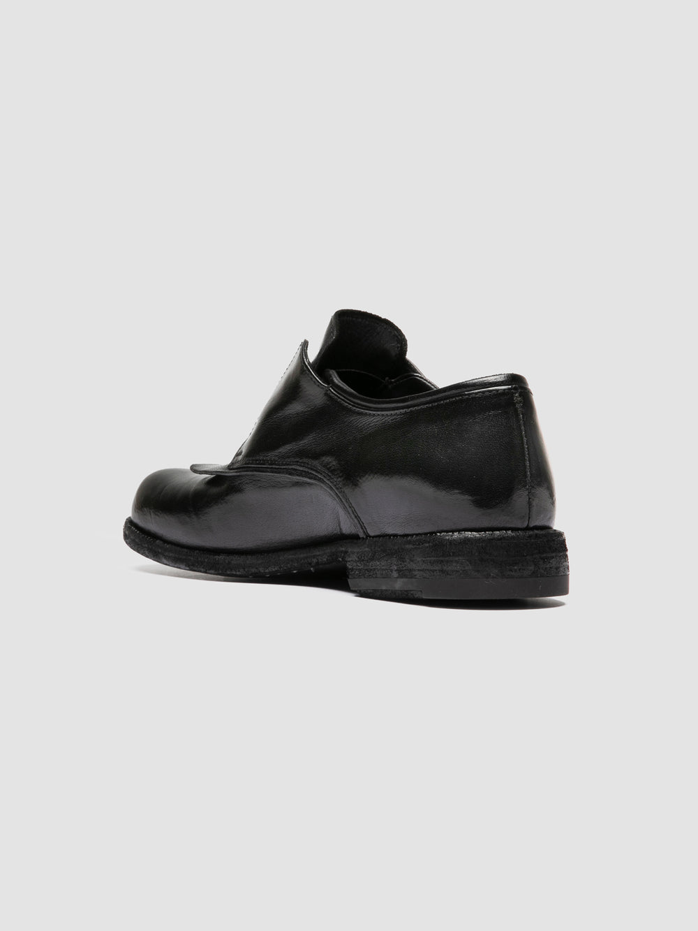 EMERALD DD 001 - Black Leather Derby Shoes - Image 4