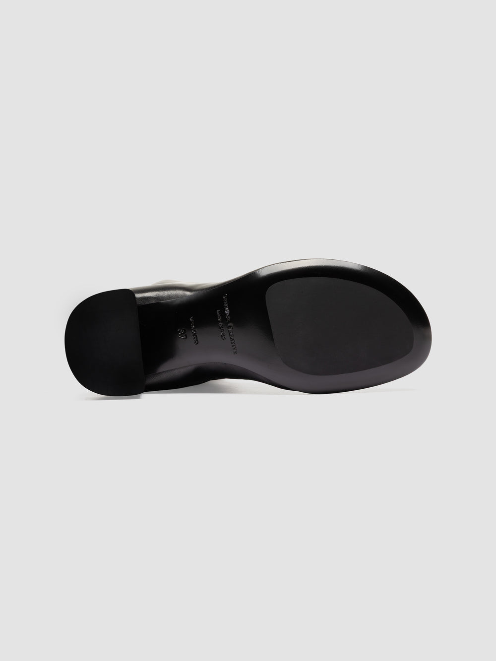 FLORE 012_W - Black Leather Zip Boots - Image 5