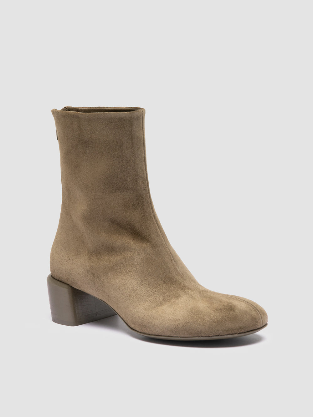 FLORE 012_W - Brown Suede Zip Boots - Image 3