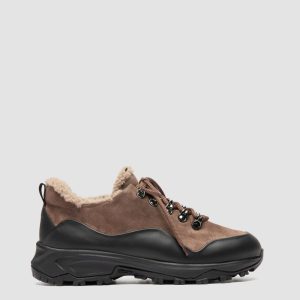 ITINERE 103 - Taupe Leather Sneakers