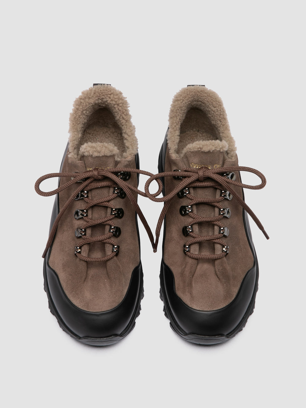 ITINERE 103 - Taupe Leather Sneakers - Image 2