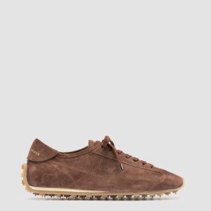JARRED 101 - Brown Suede Low-Top Sneakers