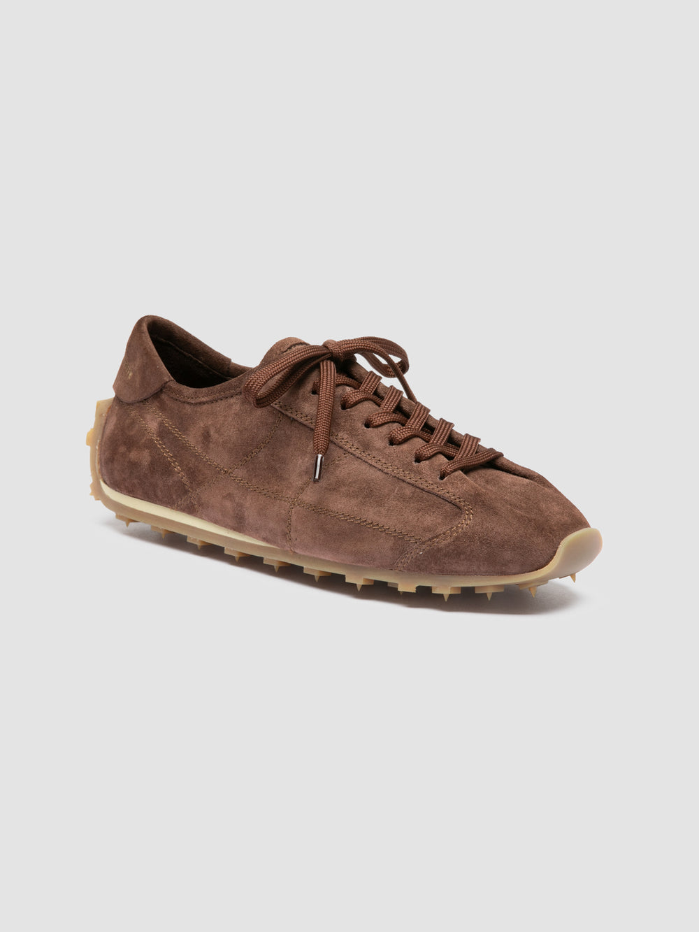 JARRED 101 - Brown Suede Low-Top Sneakers - Image 3