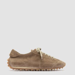 JARRED 101 - Taupe Suede Low-Top Sneakers