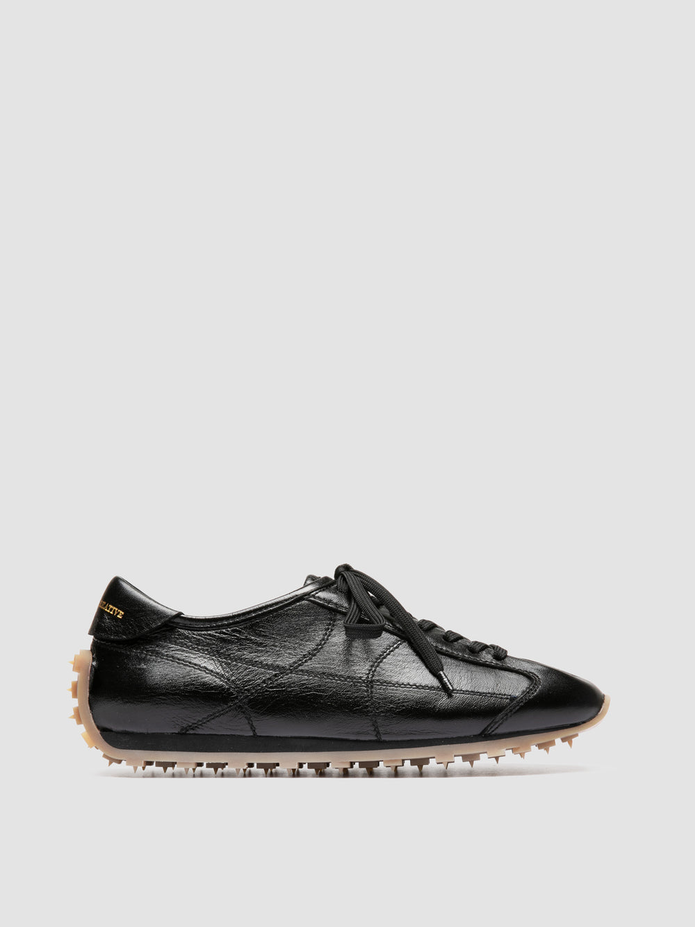 JARRED 102 W - Black Leather Low Top Sneakers
