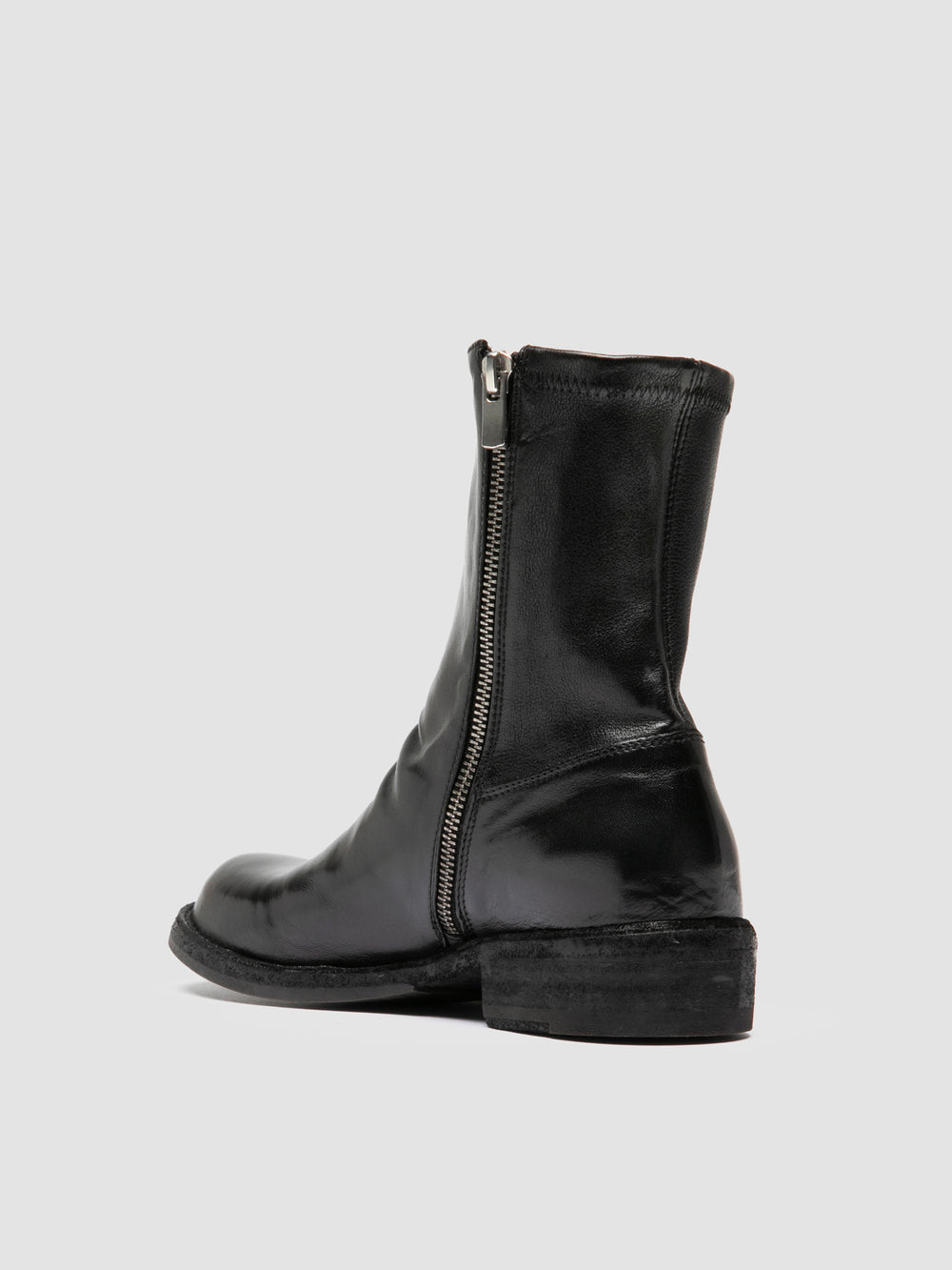 LEGRAND 171 - Black Leather Zipped Boots - Image 4