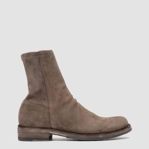 LEGRAND 171 - Brown Suede Zipped Boots