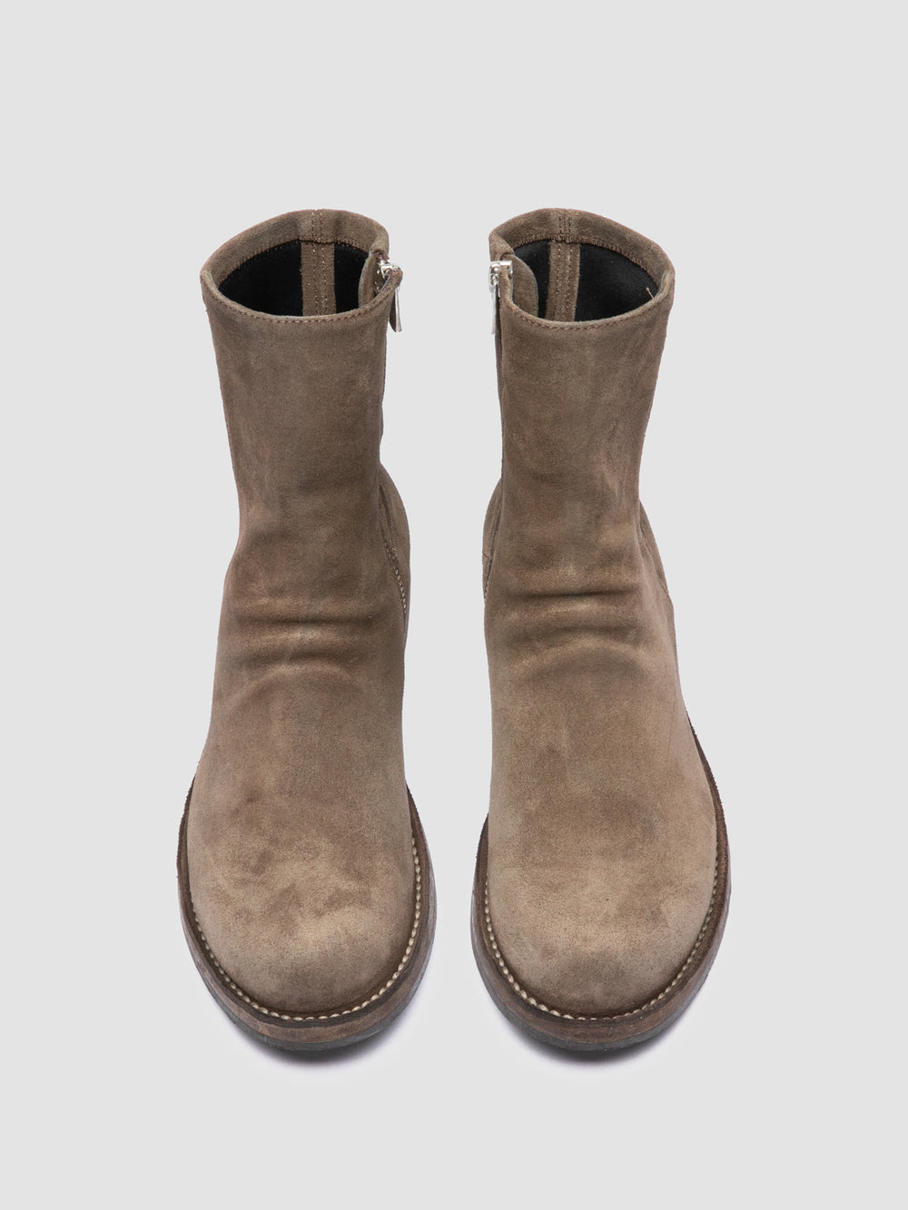 LEGRAND 171 - Brown Suede Zipped Boots - Image 2