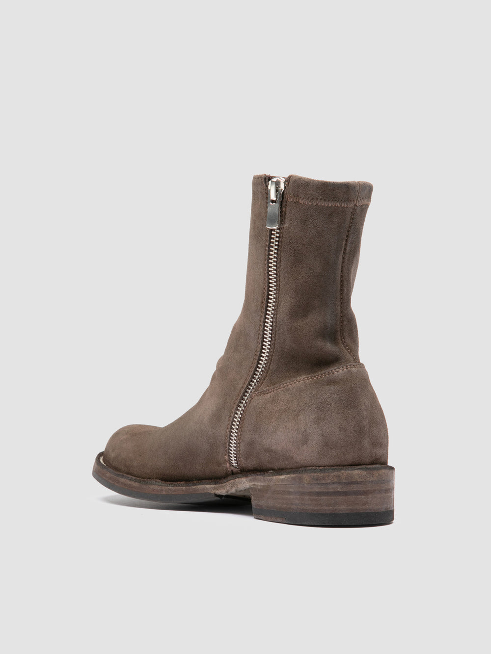 LEGRAND 171 - Brown Suede Zipped Boots - Image 4