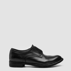 LEXIKON 012 - Black Leather Derby Shoes