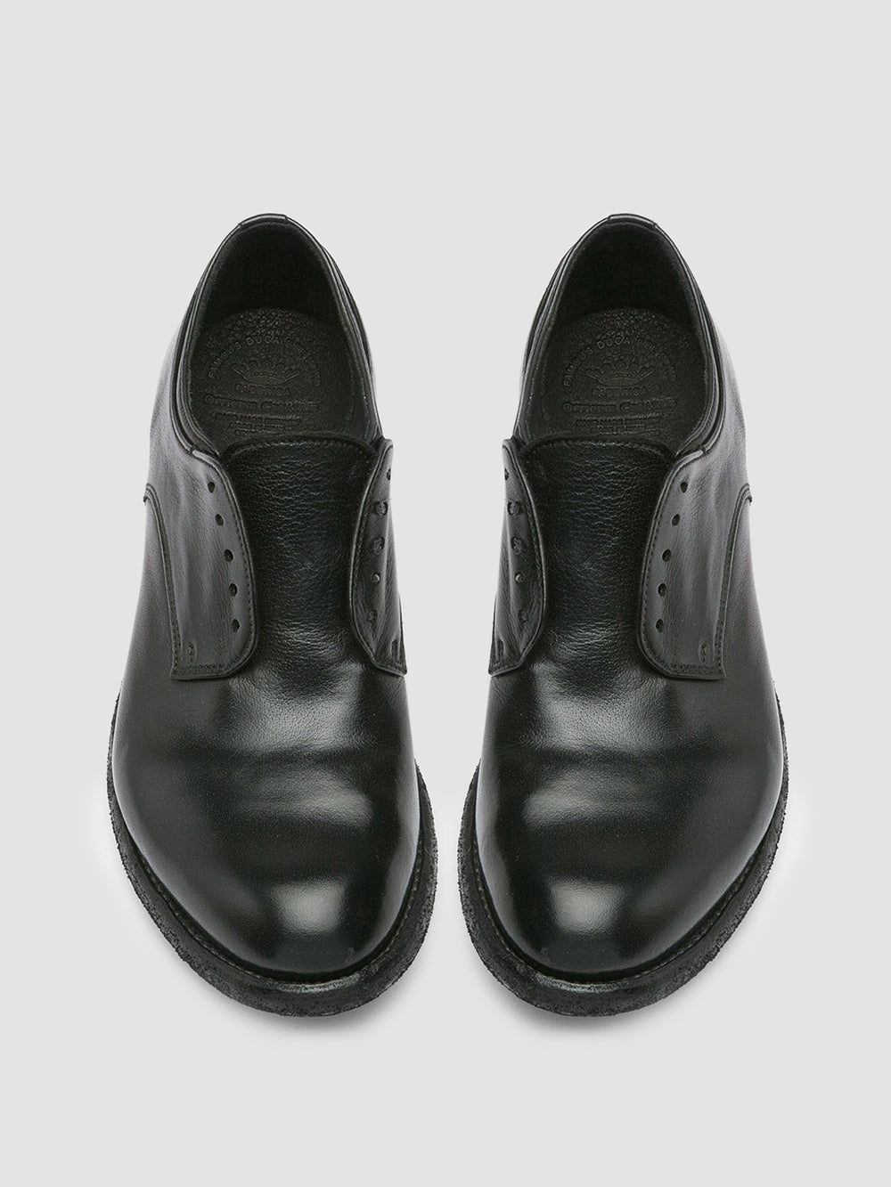 LEXIKON 012 - Black Leather Derby Shoes - Image 2