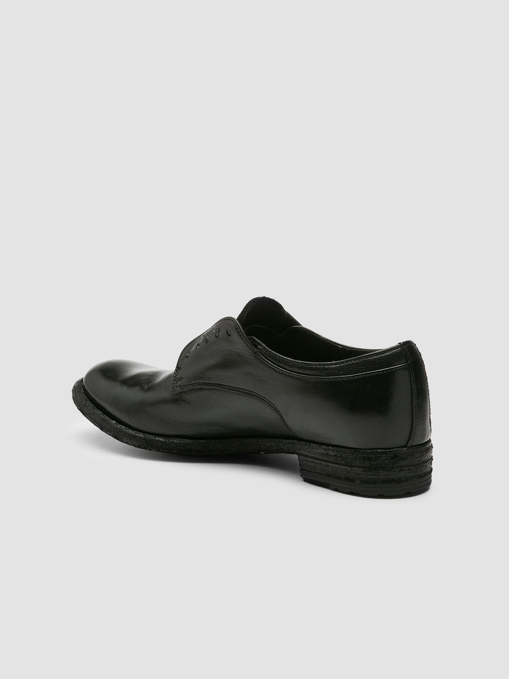 LEXIKON 012 - Black Leather Derby Shoes - Image 3