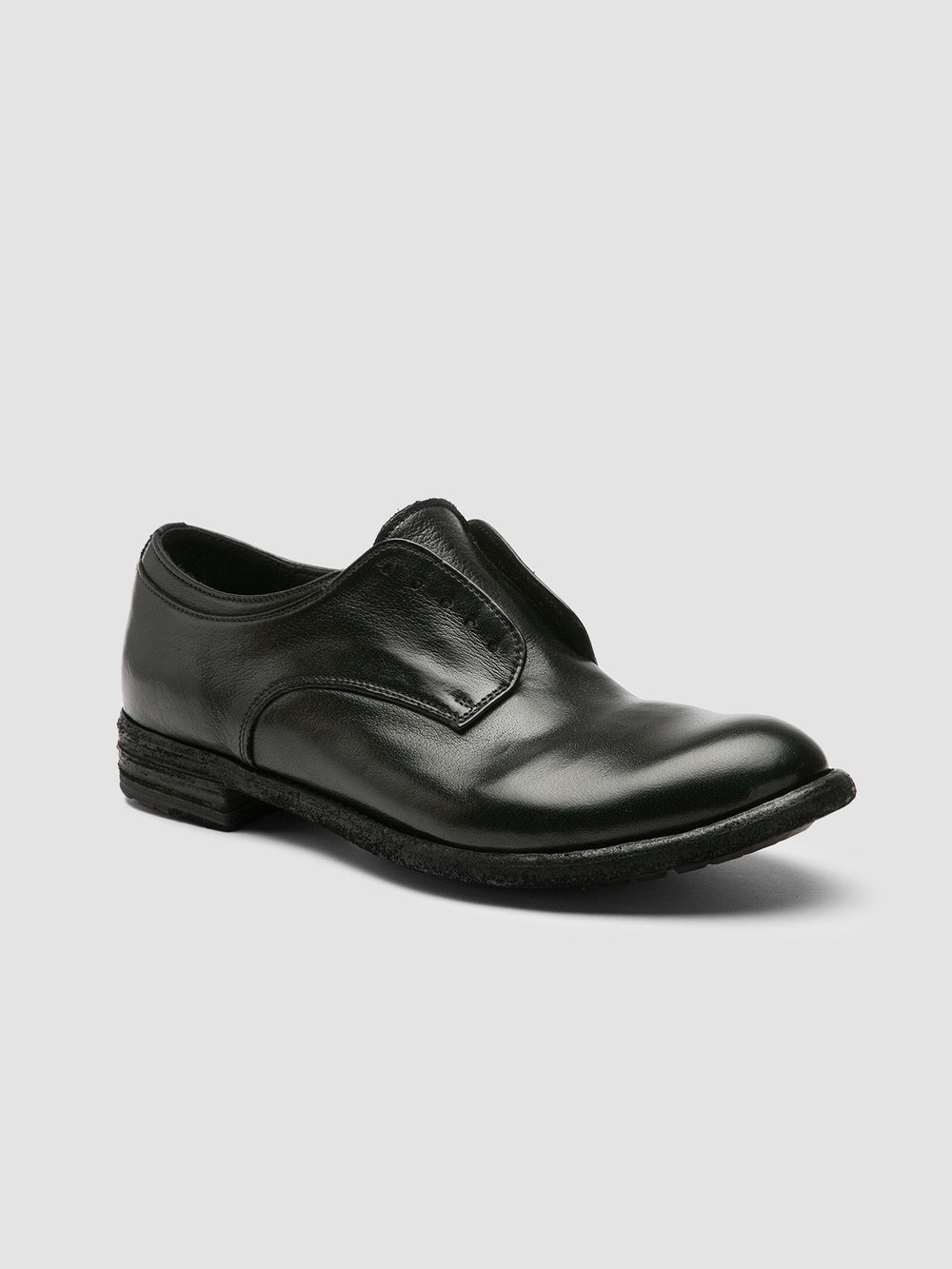 LEXIKON 012 - Black Leather Derby Shoes - Image 4