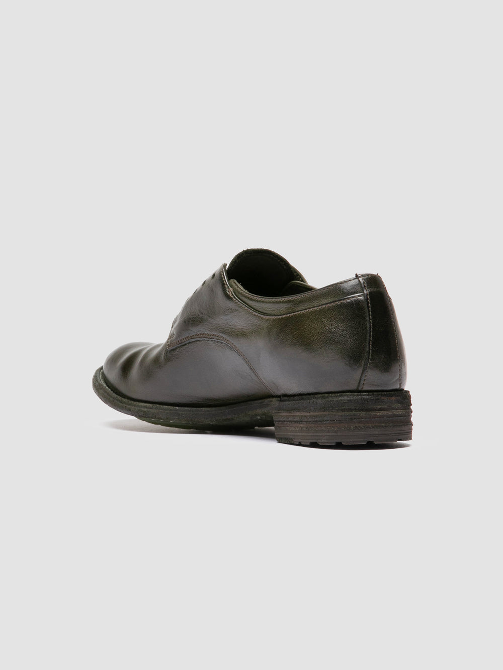 LEXIKON 012 - Green Leather Derby Shoes - Image 4