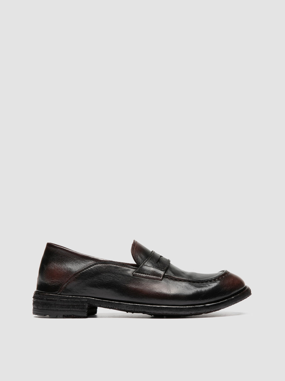 LEXIKON 140 - Black Leather Penny Loafers
